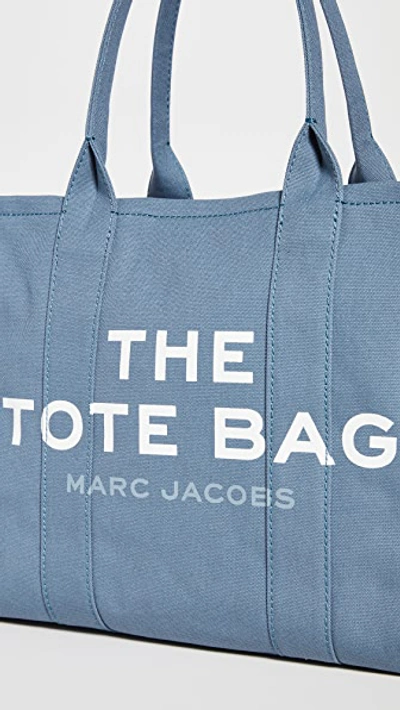 Shop The Marc Jacobs The Large Tote Bag Blue Shadow