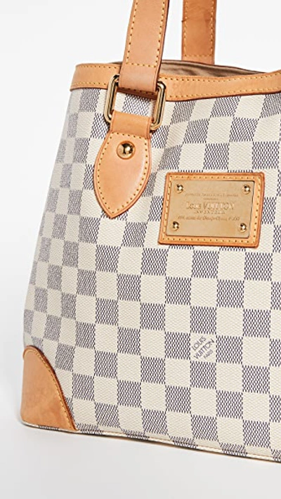 Shop Shopbop Archive Louis Vuitton Hampstead Pm, Damier Azur In White