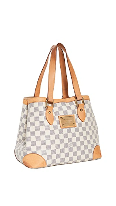 Shop Shopbop Archive Louis Vuitton Hampstead Pm, Damier Azur In White