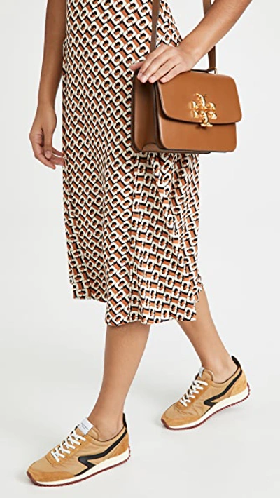 Tory Burch Eleanor Convertible Shoulder Bag In Moose