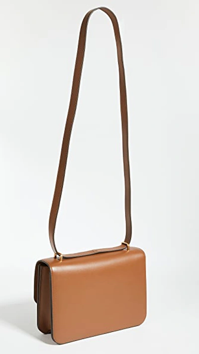 Tory Burch Eleanor Convertible Shoulder Bag In Moose