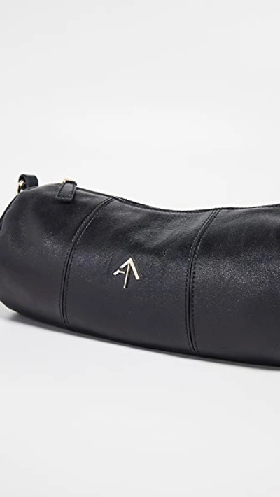 Shop Manu Atelier Cylinder Shoulder Bag Black