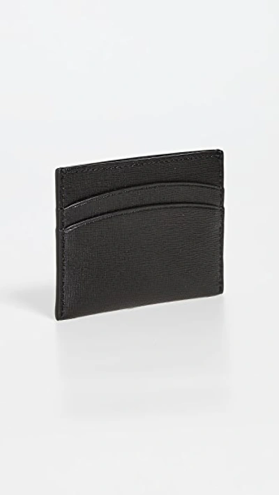 Tory Burch Robinson Card Case In Black