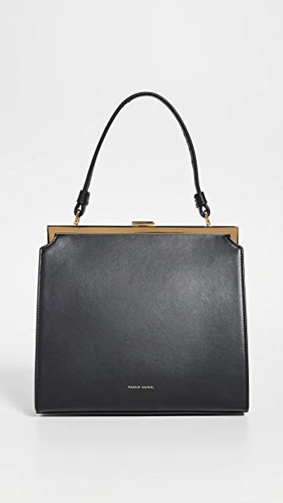Shop Mansur Gavriel Elegant Bag In Black
