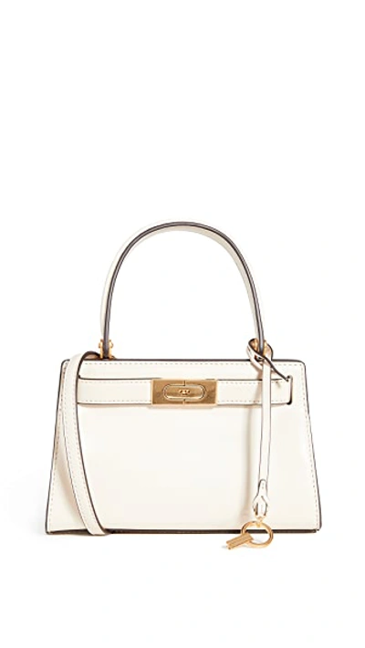 Shop Tory Burch Lee Radziwill Petite Bag In New Cream