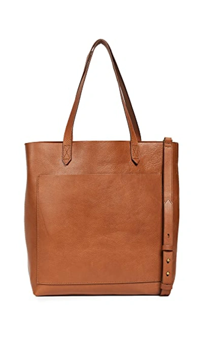 Shop Madewell The Medium Transport Tote English Saddle