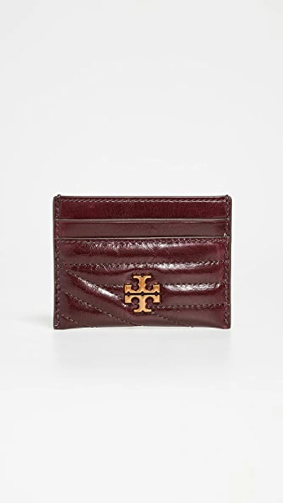 Shop Tory Burch Kira Chevron Glazed Card Case