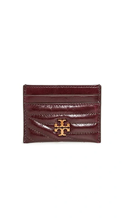 Shop Tory Burch Kira Chevron Glazed Card Case