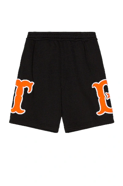 Shop Burberry Chevy Shorts In Black