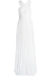 MICHAEL KORS Cutout Pleated Stretch-Jersey Gown