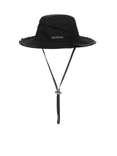 Shop Jacquemus Artichaut Large Bucket Hat In Black