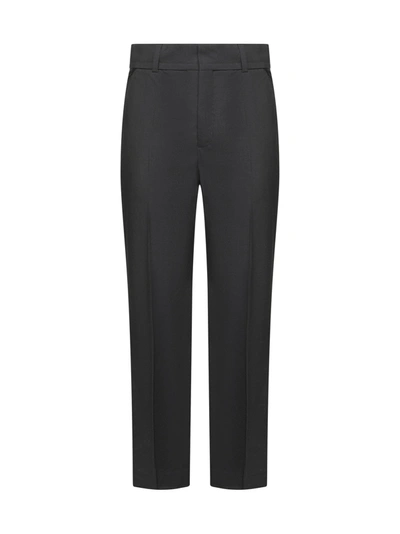 Shop Jacquemus Costume Straight Cut Pants In Grey