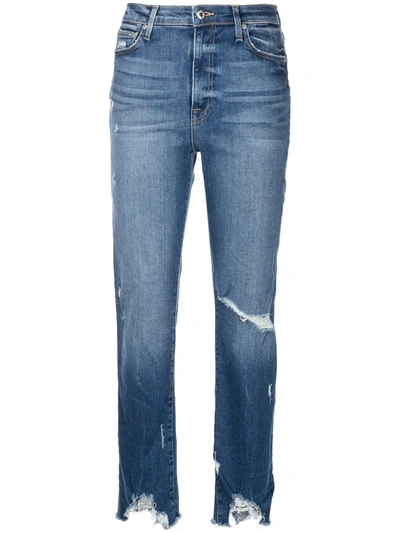 Shop Jonathan Simkhai Standard River Straight-leg Jeans In Blau