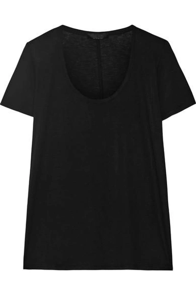 Shop The Row Stilton Jersey Top In Black