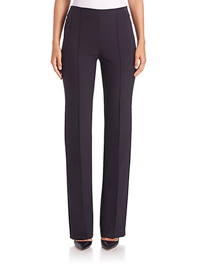 Escada Tzella Straight-leg Techno Pants In Black