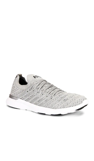 Shop Apl Athletic Propulsion Labs Techloom Wave Sneaker In Metallic Silver