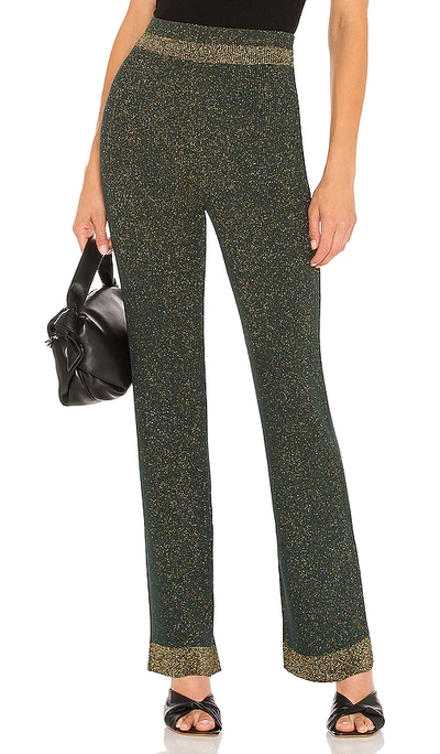 Shop Suboo Leah Knit Pant In Dark Green