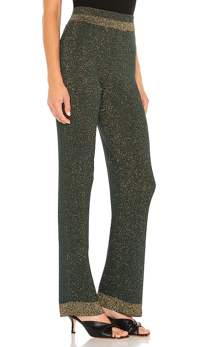 Shop Suboo Leah Knit Pant In Dark Green