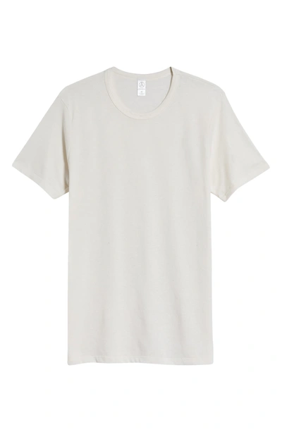 Shop Alternative Eco-jersey Shirttail T-shirt In Eco Ivory
