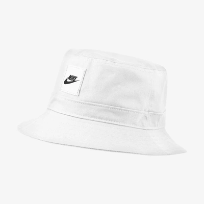 Shop Nike Kids' Bucket Hat In White