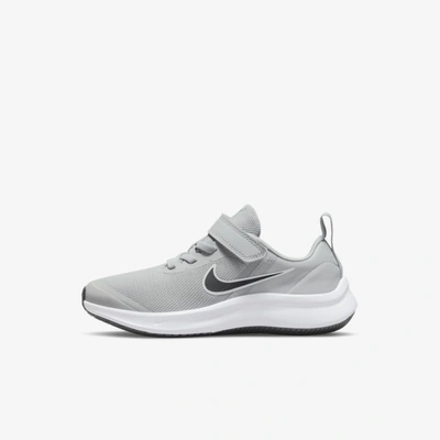 Shop Nike Star Runner 3 Little Kids' Shoes In Light Smoke Grey,smoke Grey,black