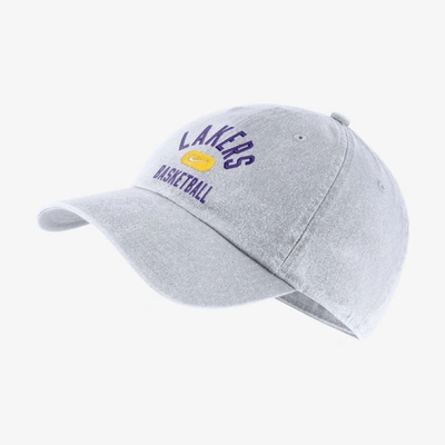 Nike Los Angeles Lakers Heritage86 Nba Hat In White,black | ModeSens