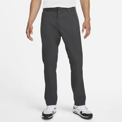 Shop Nike Men's Dri-fit Repel 5-pocket Slim Fit Golf Pants In Grey