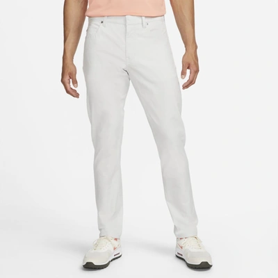 Shop Nike Men's Dri-fit Repel 5-pocket Slim Fit Golf Pants In Grey