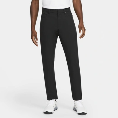 Shop Nike Men's Dri-fit Repel 5-pocket Slim Fit Golf Pants In Black