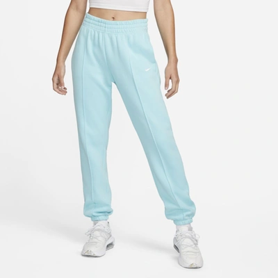 Shop Nike Sportswear Essential Collection Women's Fleece Pants In Copa,white