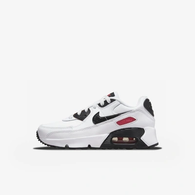 Nike Air Max 90 Ltr Se Little Kids' Shoes In White,very Berry,black |  ModeSens