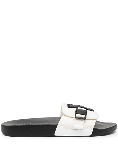 Shop Mcq By Alexander Mcqueen Ic-0 Infinity Slides In White