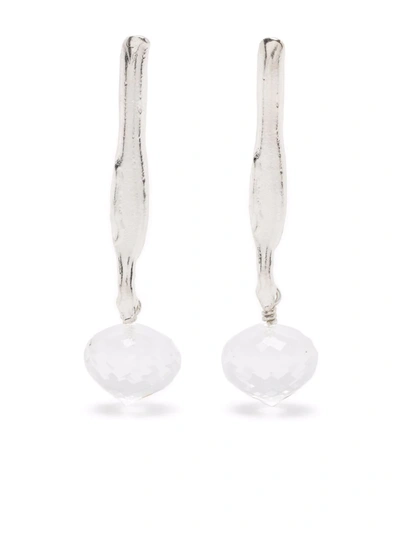 Shop Alighieri The Cosmic Evidence Earrings In Silver