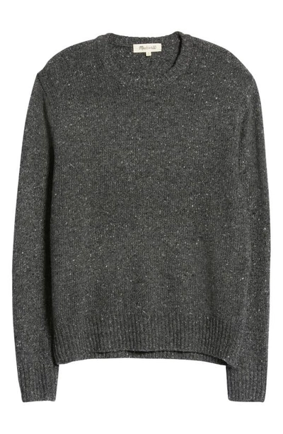 Shop Madewell Crewneck Sweater In Coal Donegal