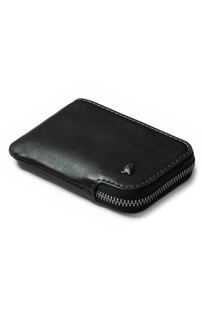 Shop Bellroy Leather Card Pocket In Black