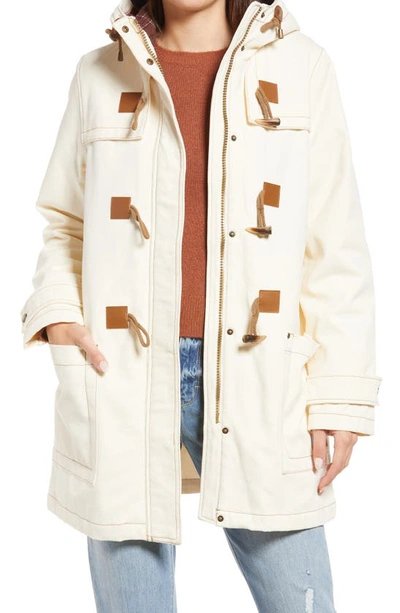 Shop Pendleton Williamsburg Canvas Duffle Coat In Bone