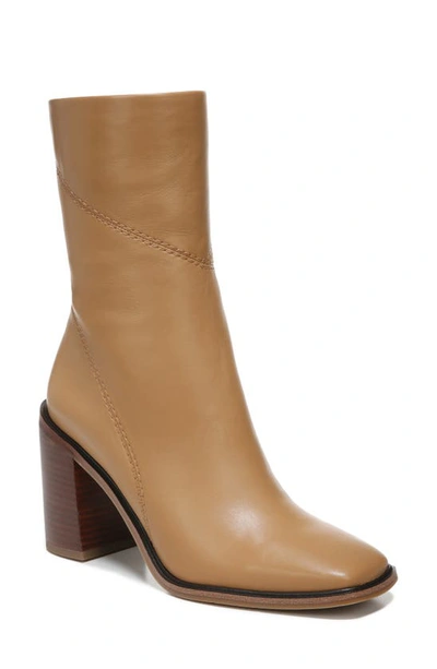 Shop Franco Sarto Stevie Bootie In Camel Leather