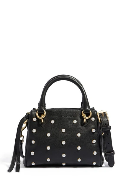 Shop Aimee Kestenberg Fairest Of Them All Crossbody Bag In Black With Pearls