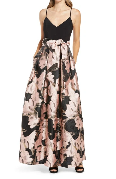 Eliza j floral ball hotsell gown skirt