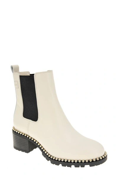 Shop Bcbgeneration Natti Chelsea Boot In Bianca Leather