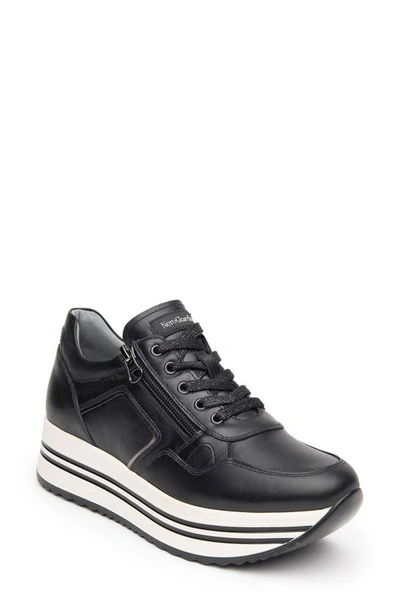 Shop Nerogiardini Platform Sneaker In Black