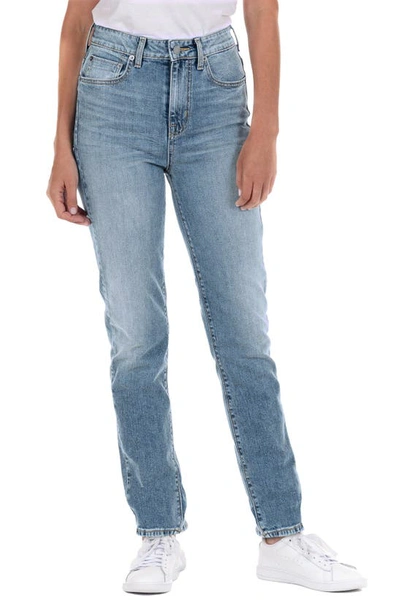 Shop Modern American Melrose High Waist Straight Leg Jeans In Day Trippe