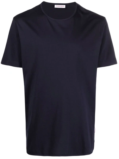 Shop Orlebar Brown Nicolas Short-sleeved T-shirt In Blue