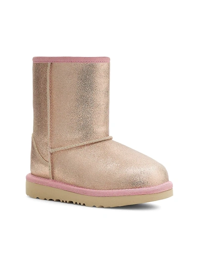 Ugg Kids' Little Girl's & Girl's Metallic Glitter Boots In Rose Gold |  ModeSens