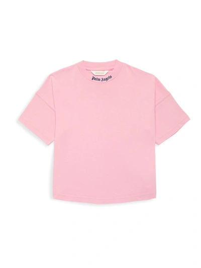 Shop Palm Angels Little Girl's & Girl's Classic Logo T-shirt In Pink