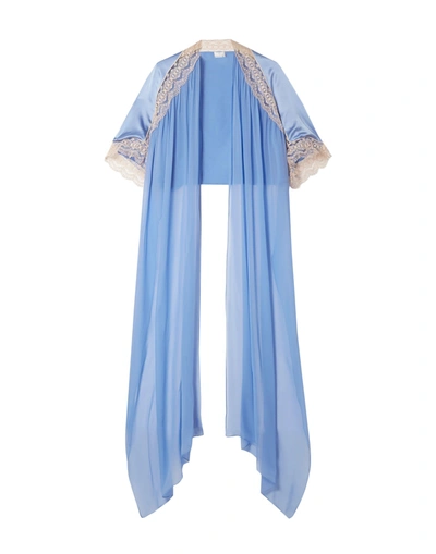 Shop Miguelina Cover-ups In Blue
