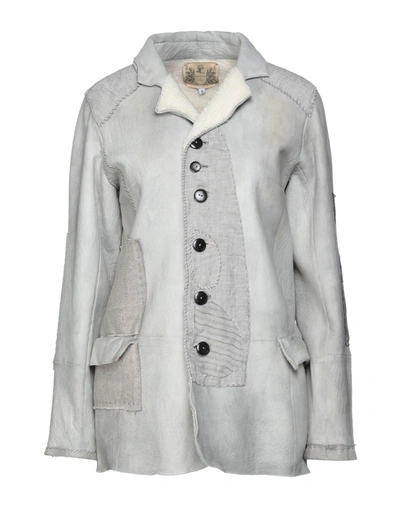 Shop Nigel Preston & Knight Jackets In Light Grey