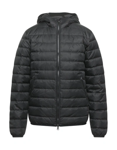 Shop Ea7 Man Down Jacket Black Size Xs Polyester