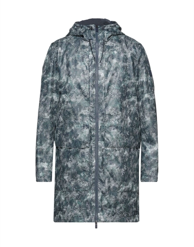 Shop Michael Kors Mens Man Coat Midnight Blue Size M Polyester