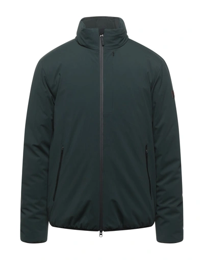 Shop Ea7 Man Jacket Dark Green Size L Polyamide, Elastane, Polyester